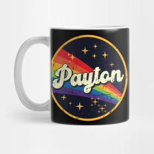 Payton // Rainbow In Space Vintage Grunge-Style Mug